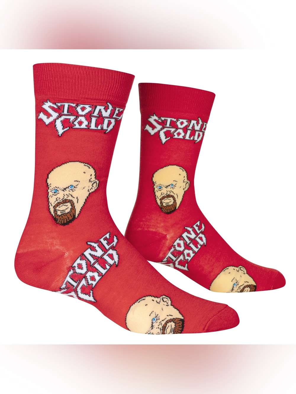 NWT WWE Stone Cold Steve Austin novelty crew socks by Crazy Socks